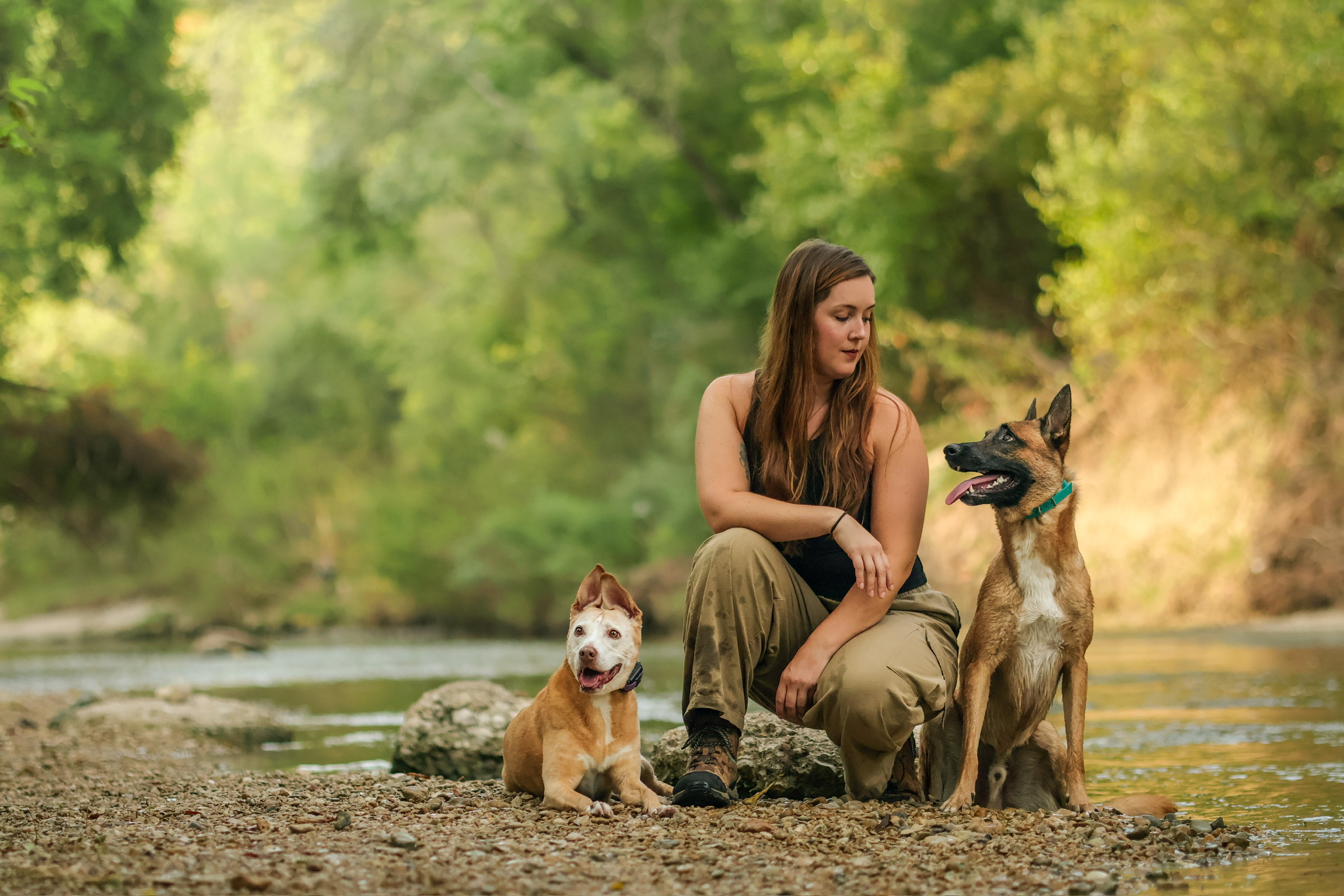 Dog training with Caylen